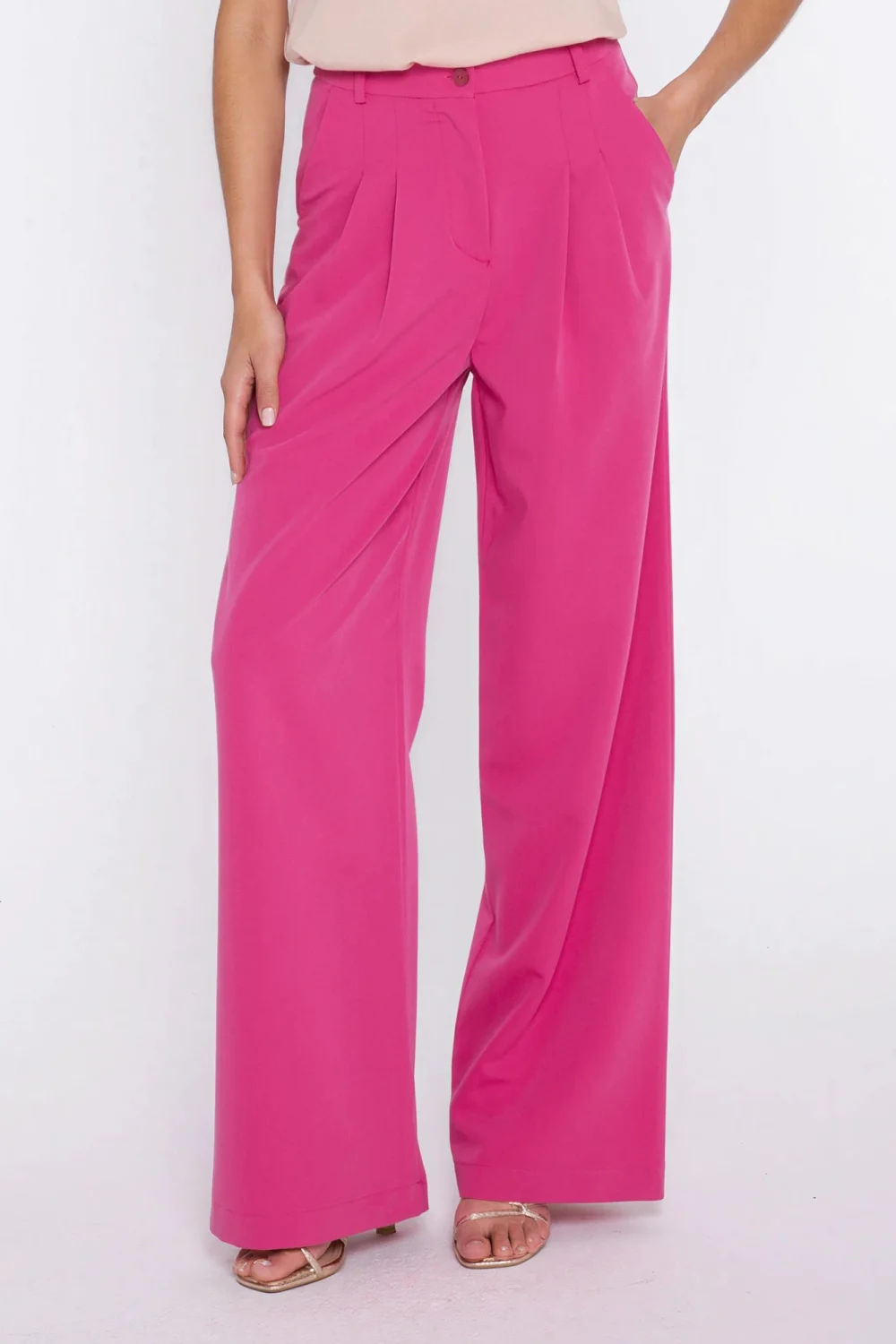 Pantalon femme rose