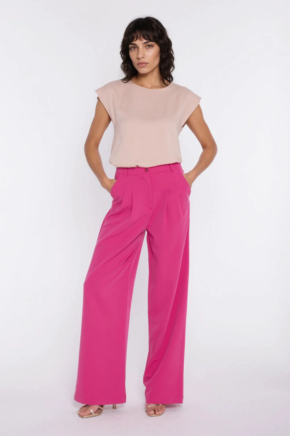 Pantalon femme rose – Image 4
