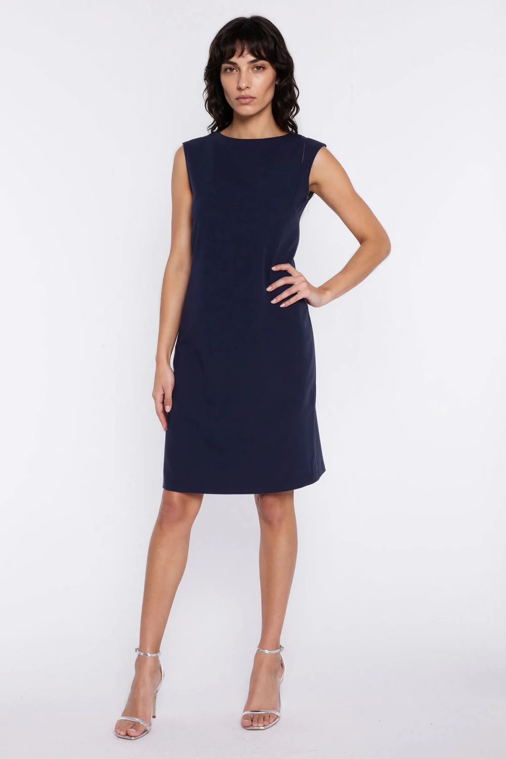 Robe de jour bleue marine – Image 2