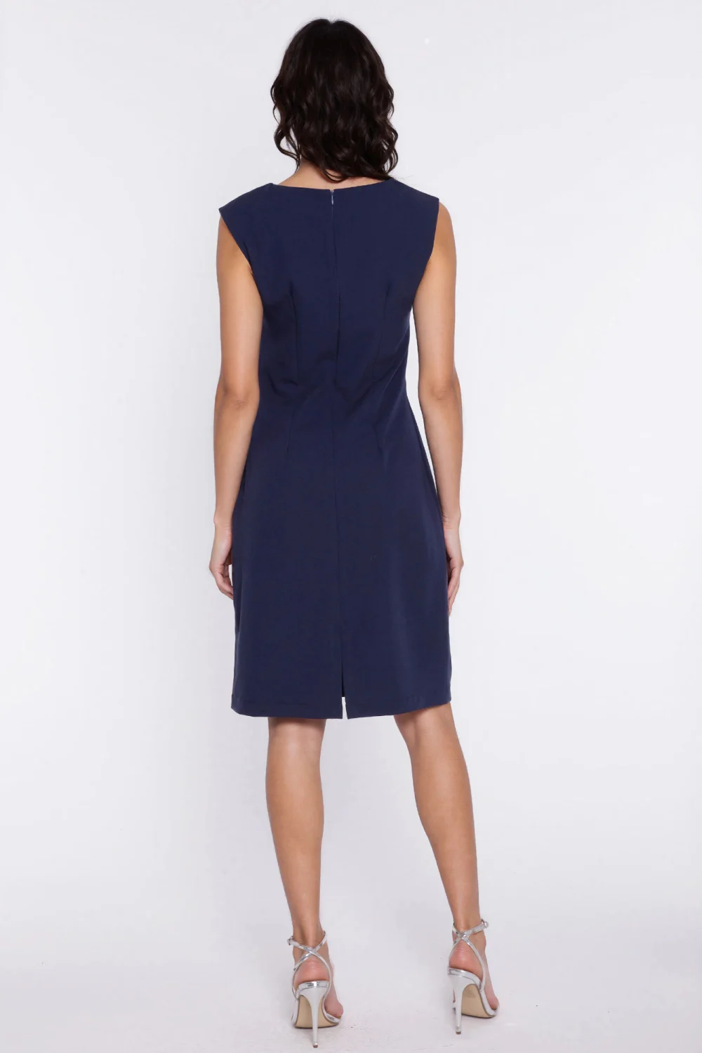 Robe de jour bleue marine – Image 3