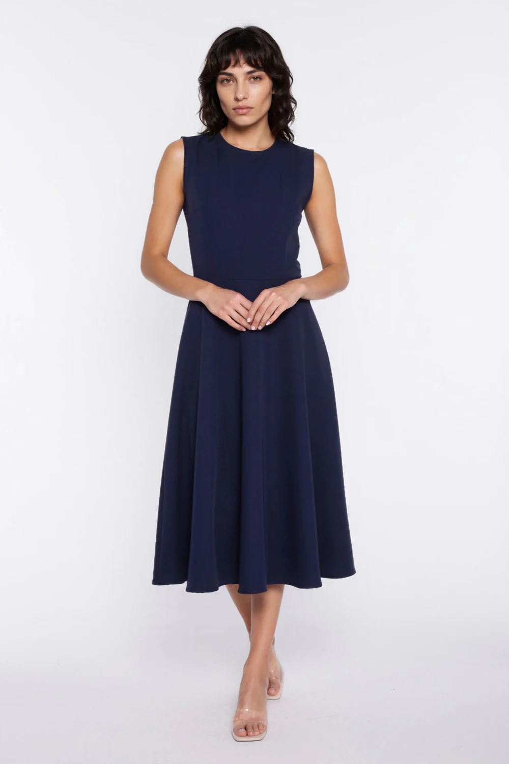 Robe de jour bleue marine – Image 2