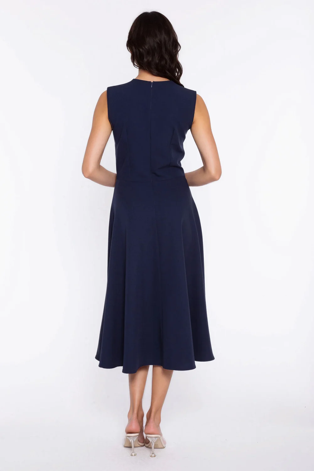 Robe de jour bleue marine – Image 3