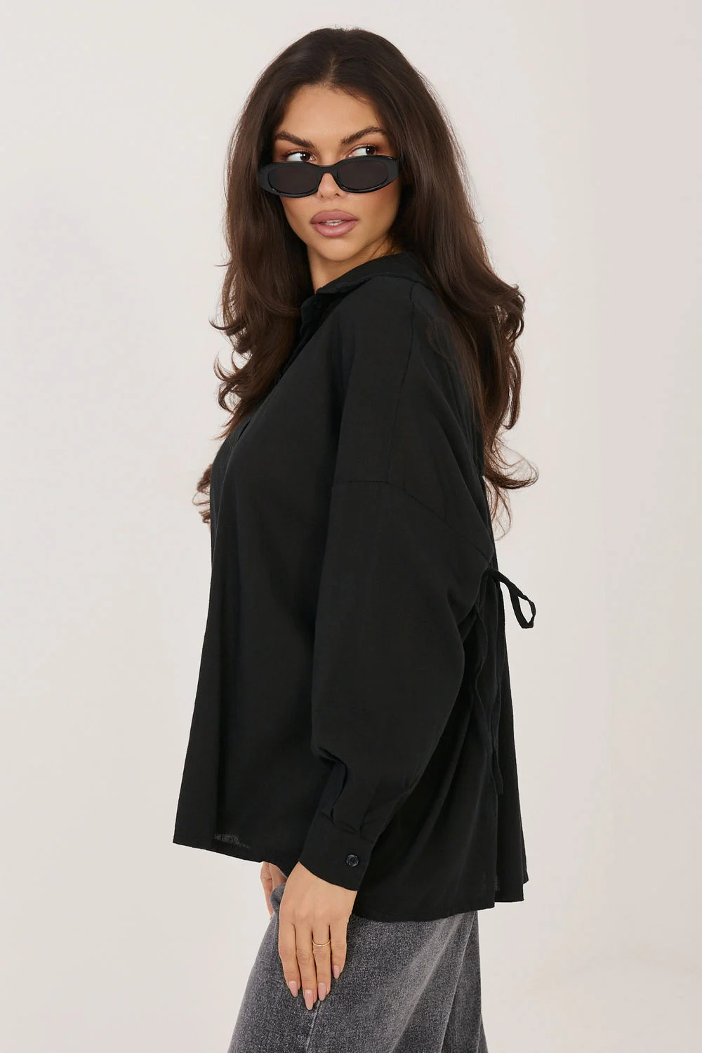 Chemise manche longue noire