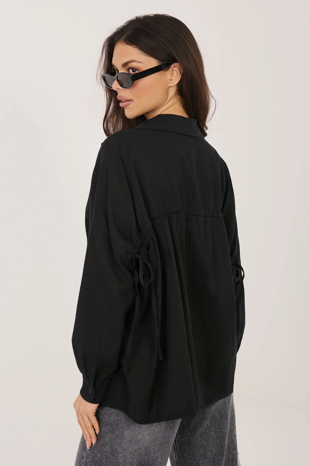 Chemise manche longue noire – Image 3
