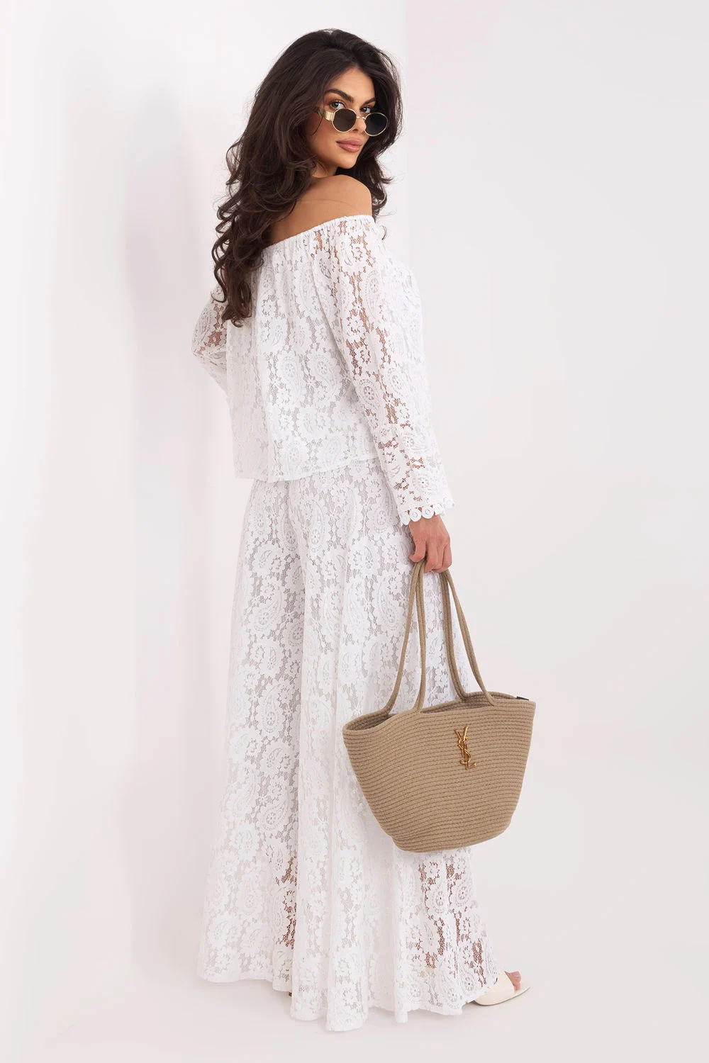 Pantalons en dentelle blanc – Image 3