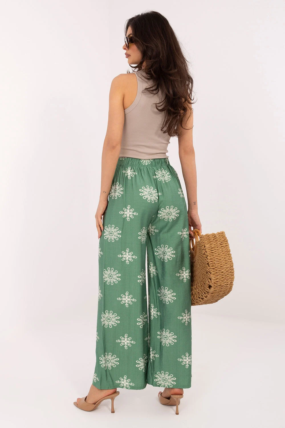 Pantalon femme vert – Image 3