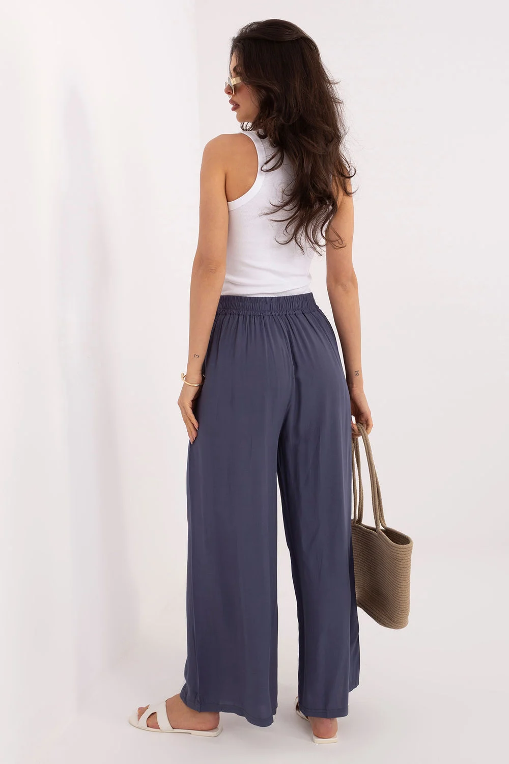 Pantalon femme bleu – Image 3