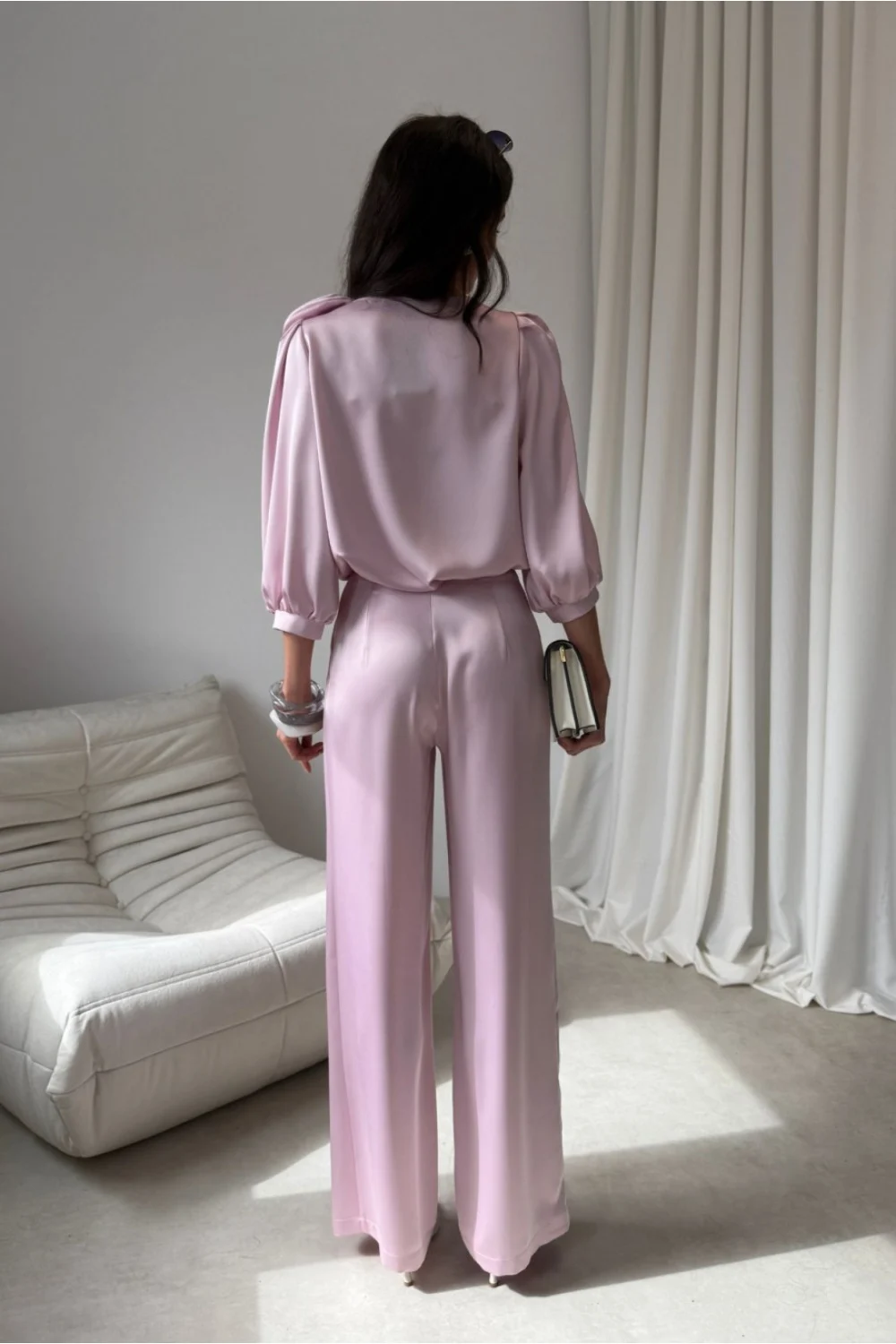 Pantalon femme rose – Image 3
