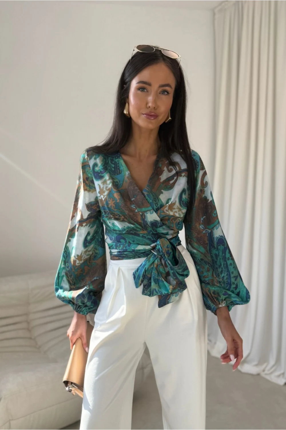 Chemisier multicouleur