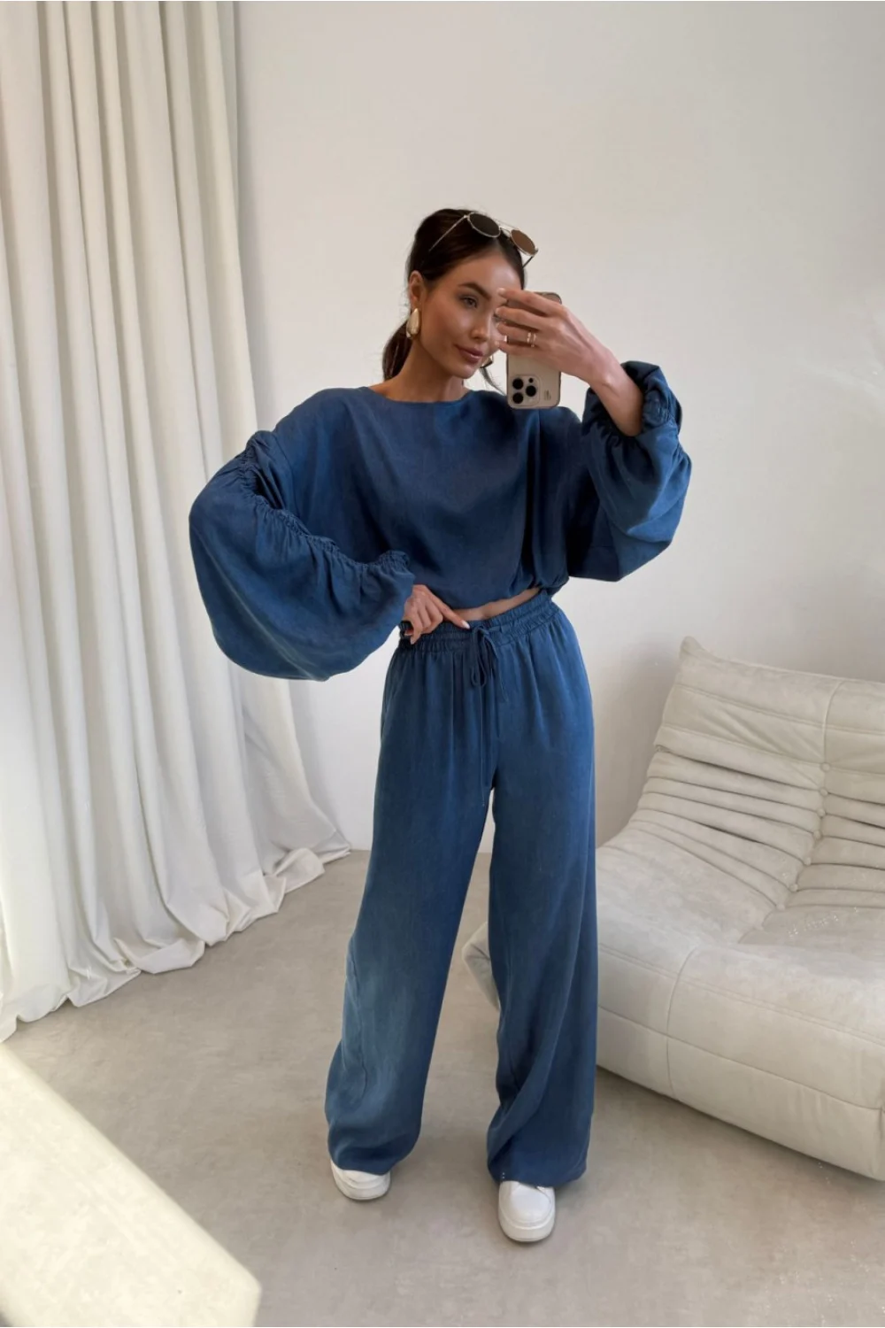 Chemisier bleu – Image 2