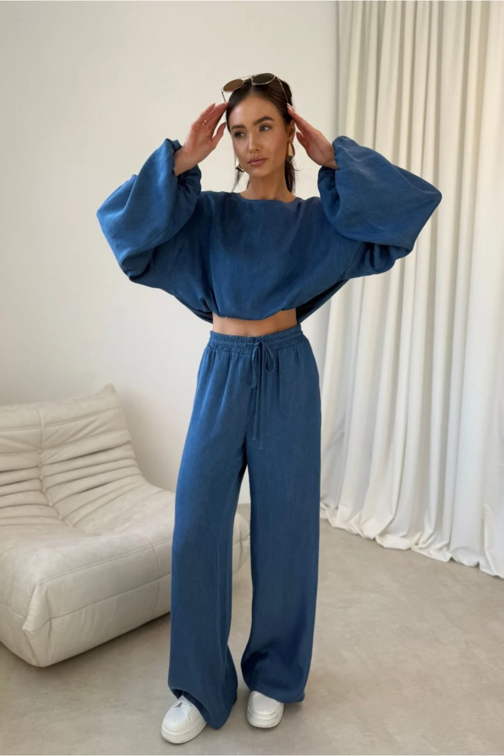 Chemisier bleu – Image 3