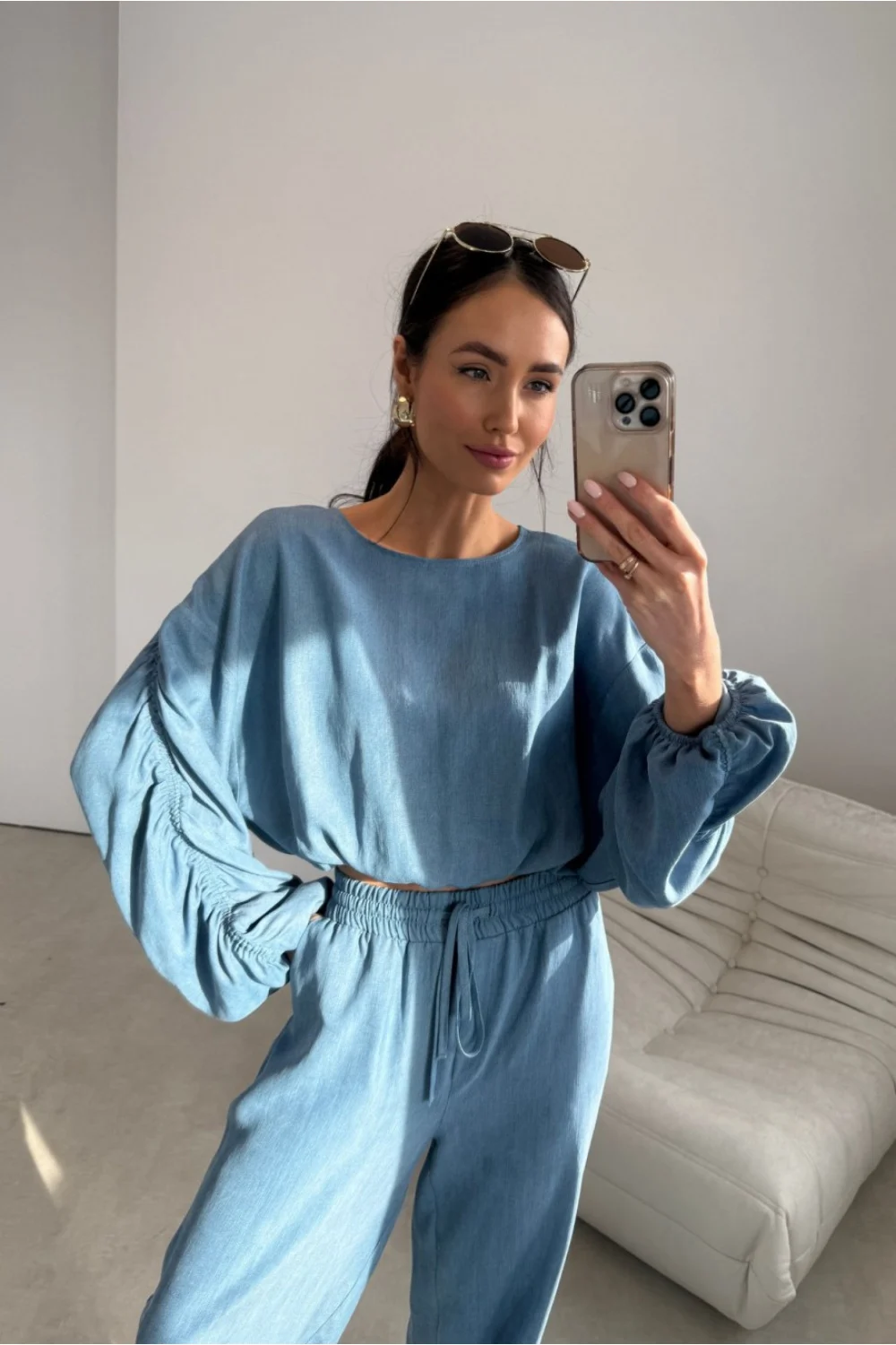 Chemisier bleu – Image 3