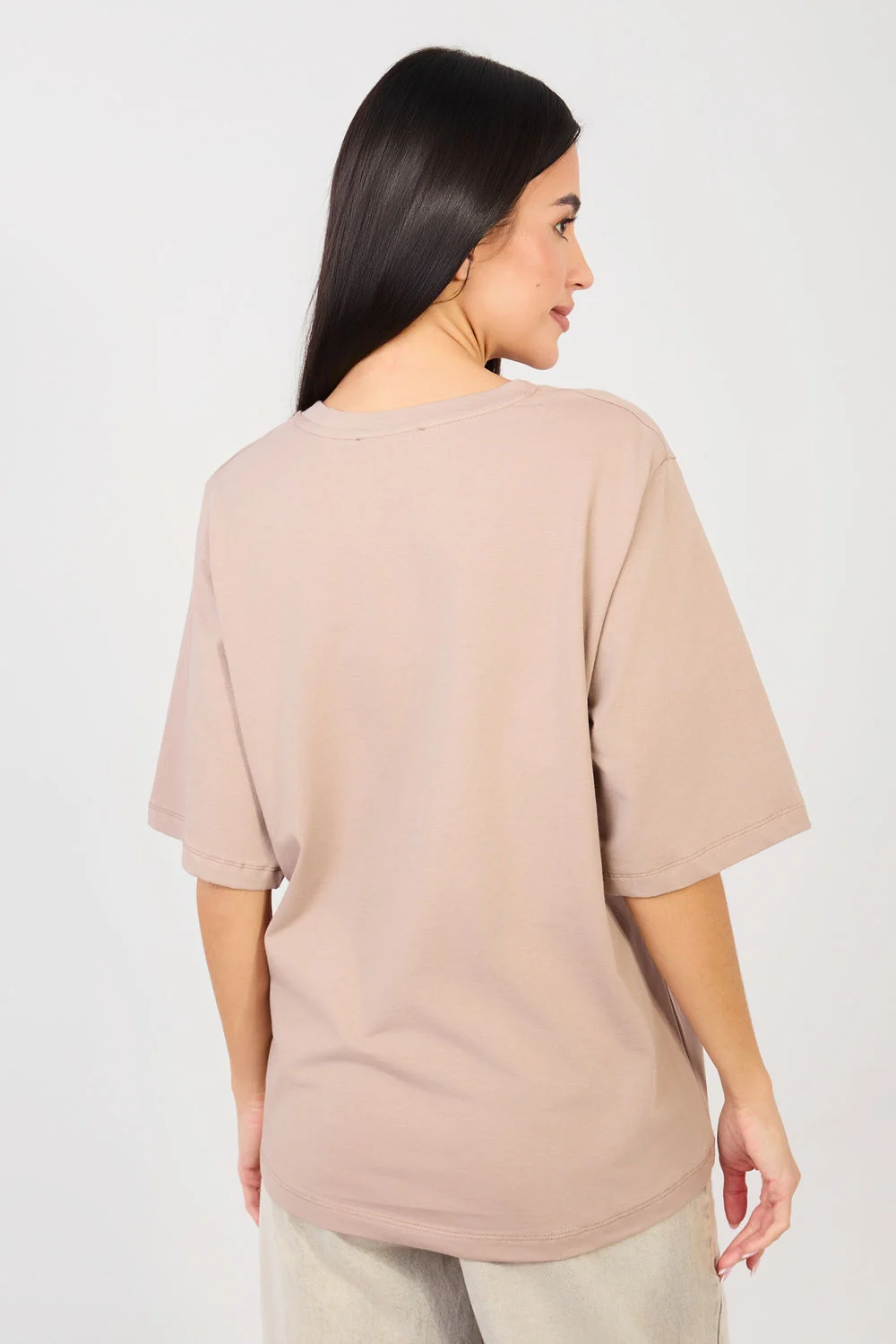 T-shirt beige – Image 3