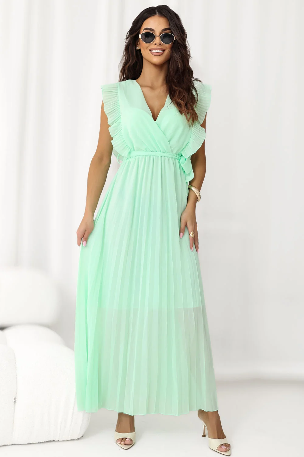 Robe de jour verte