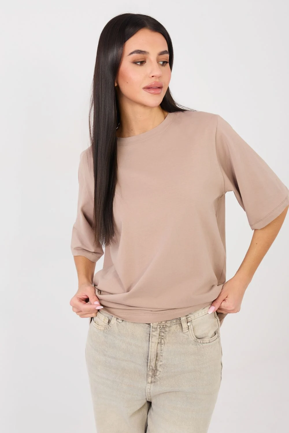 T-shirt beige – Image 4
