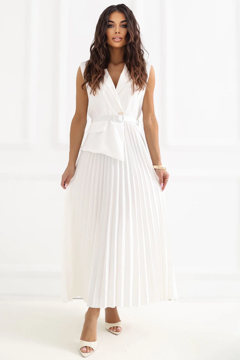 Robe de jour beige – Image 2