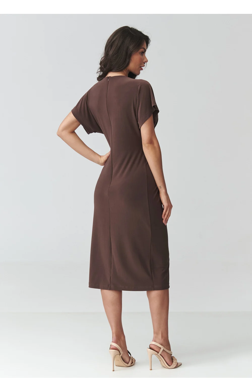 Robe de jour brune – Image 3