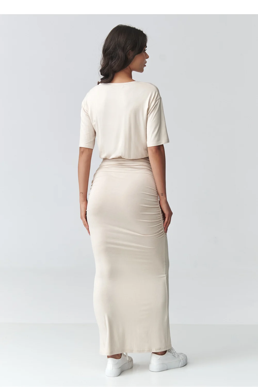 Robe de jour beige – Image 3
