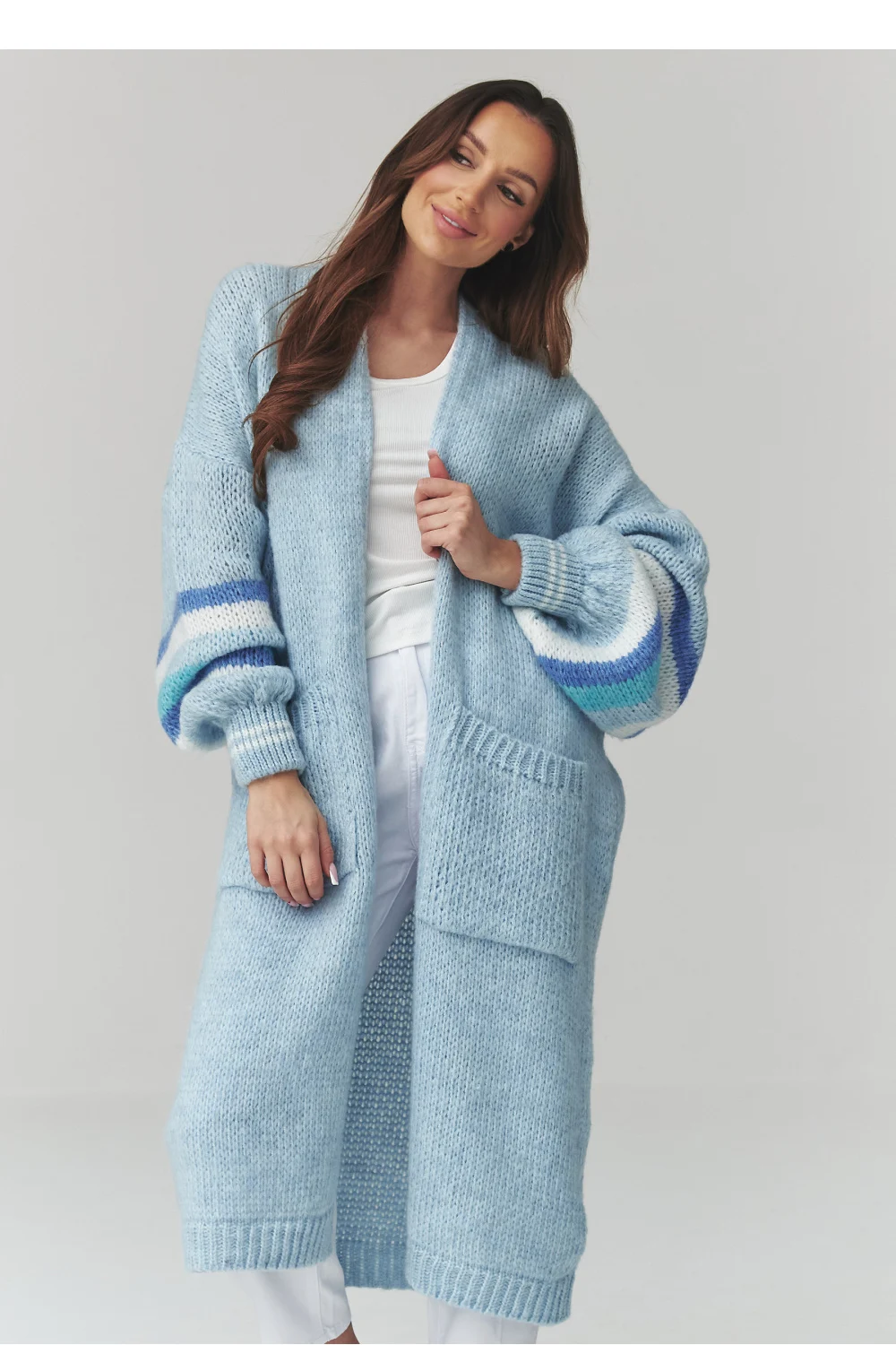 Cardigan bleu