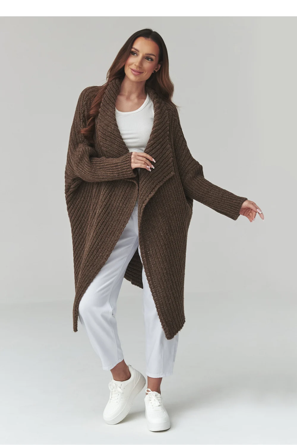 Cardigan brun – Image 2