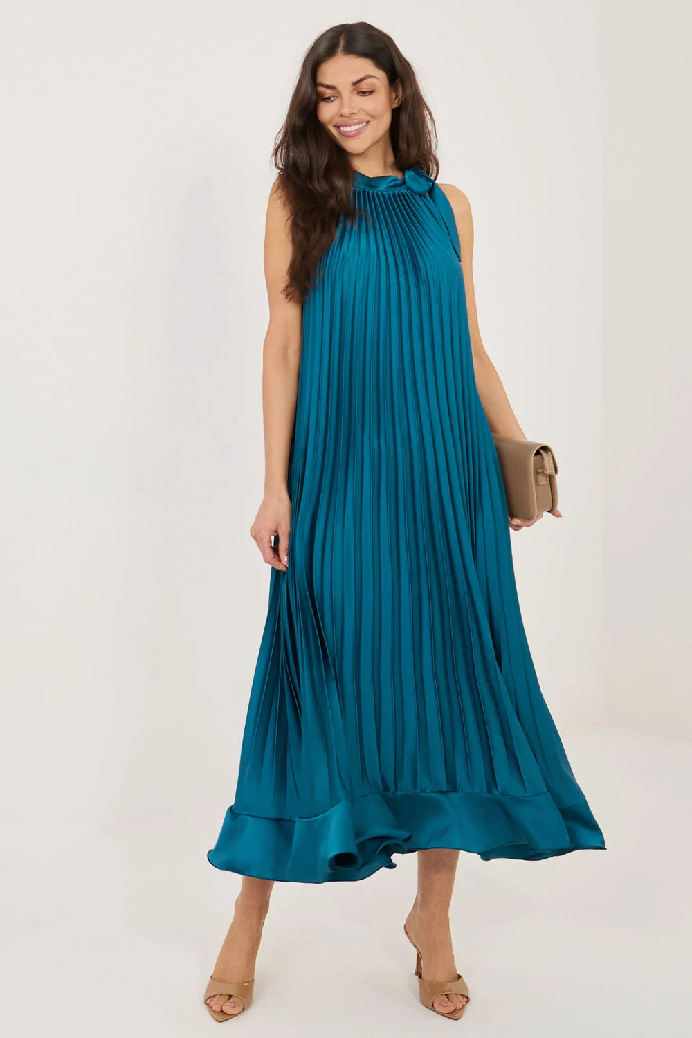 Robe de cocktail verte