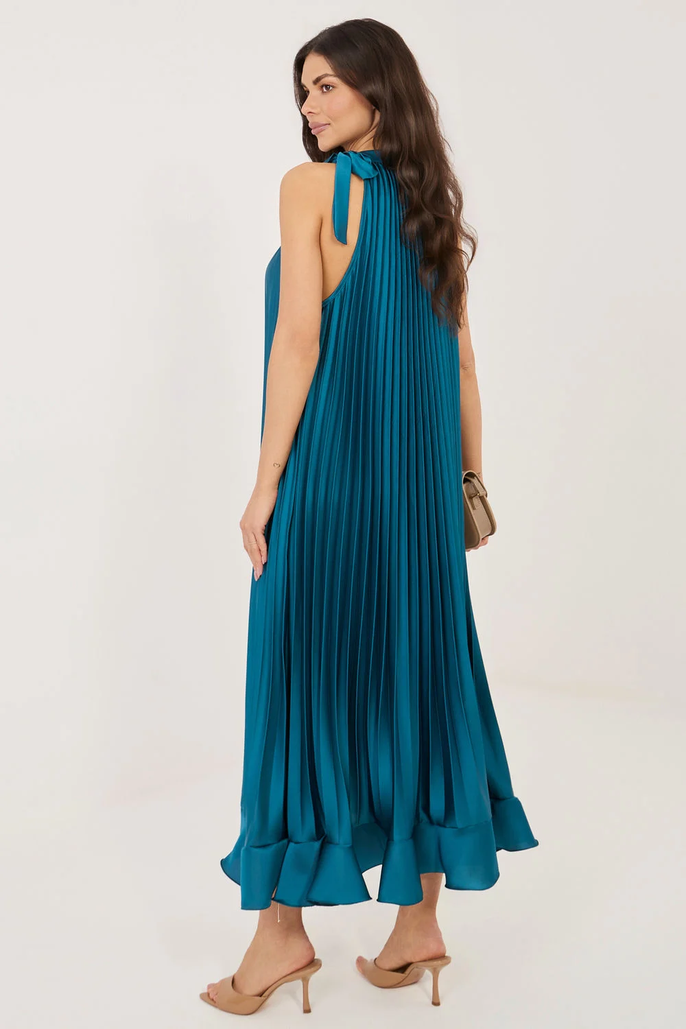 Robe de cocktail verte – Image 3