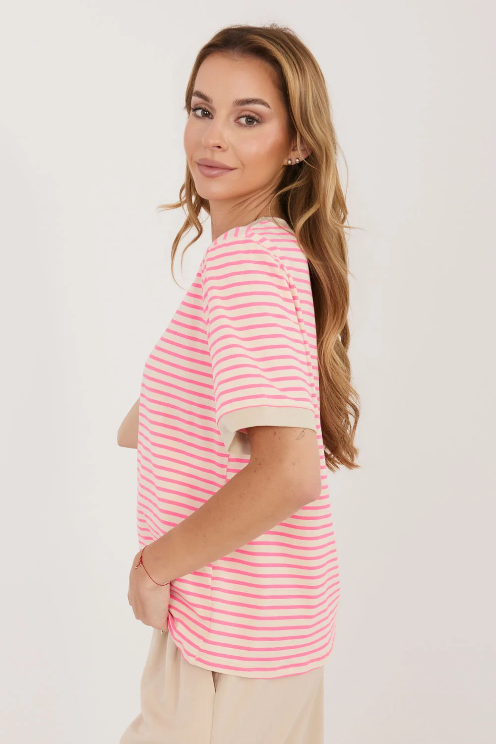 T-shirt beige – Image 2