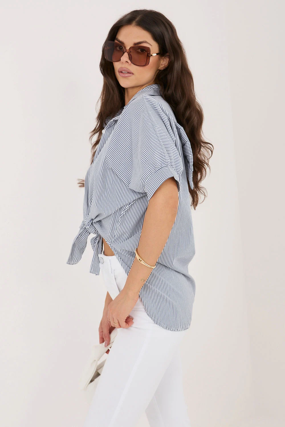 Chemise manche courte gris – Image 4