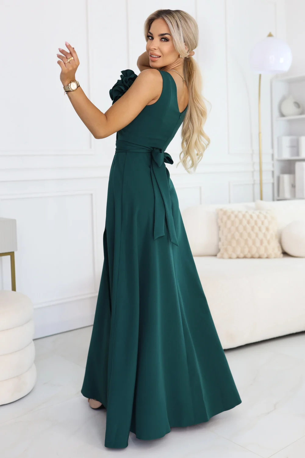 Robe longue verte – Image 2