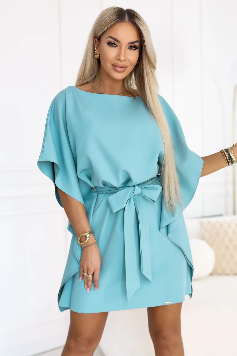 Robe de jour bleue