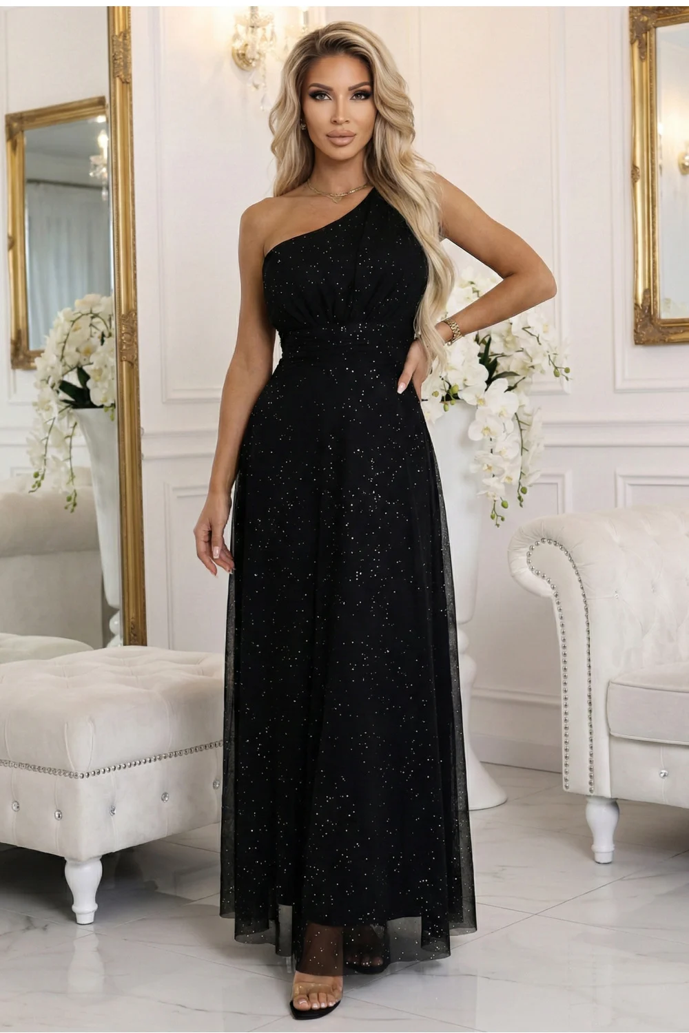 Robe longue noire