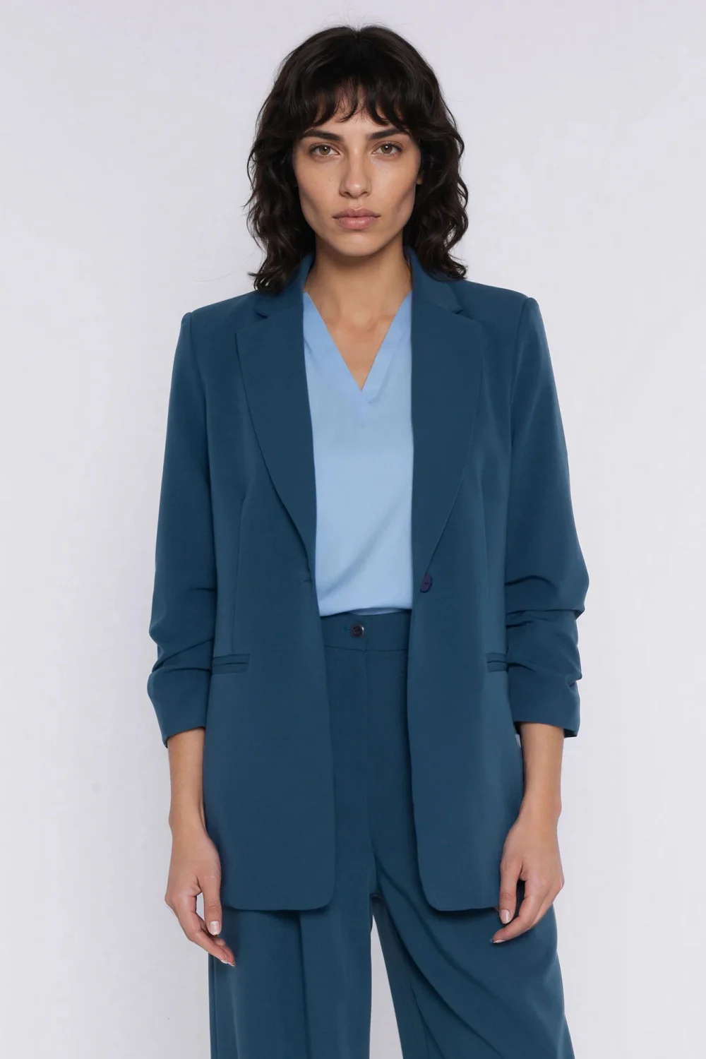 Blazer femme bleu