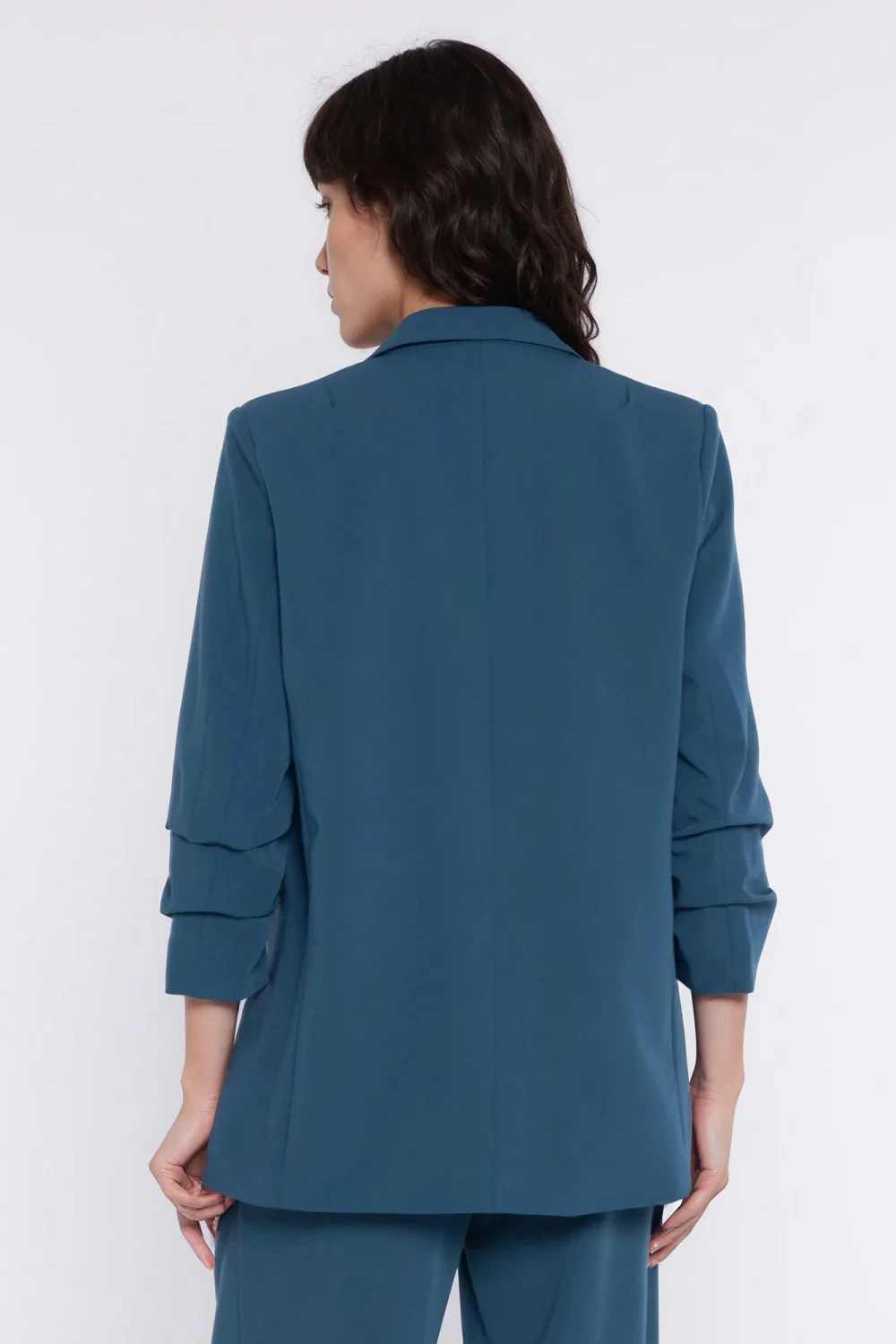 Blazer femme bleu – Image 3