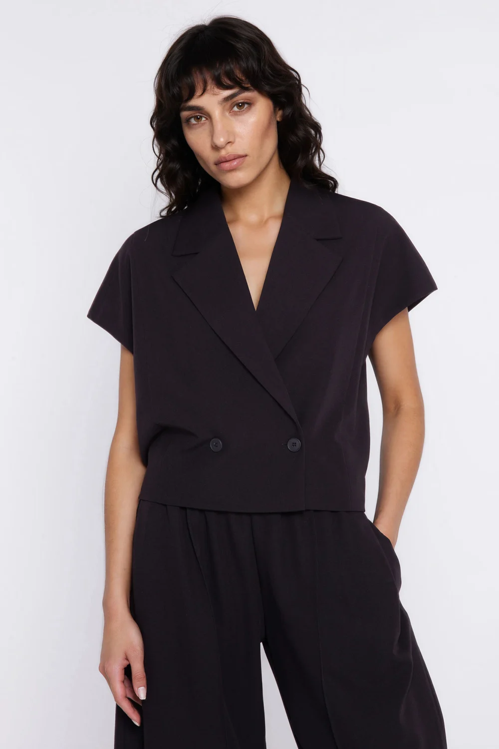 Blazer femme noir