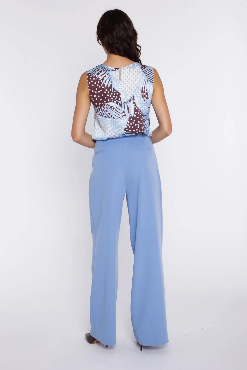 Pantalon femme bleu – Image 3