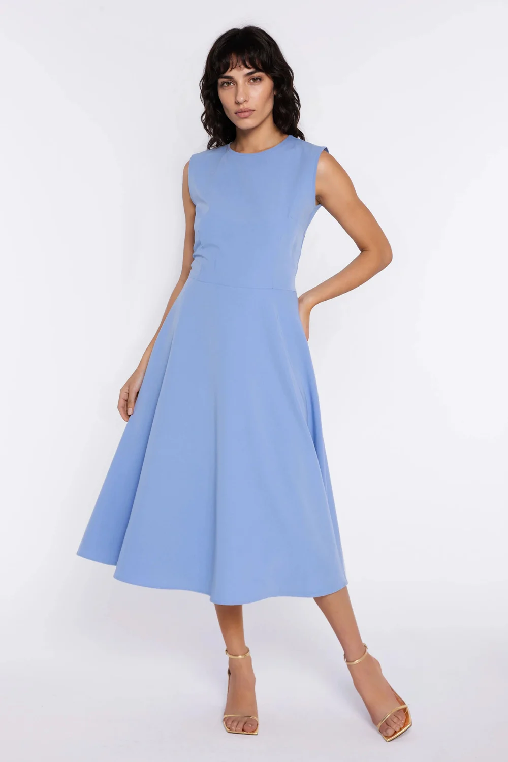 Robe de jour bleue