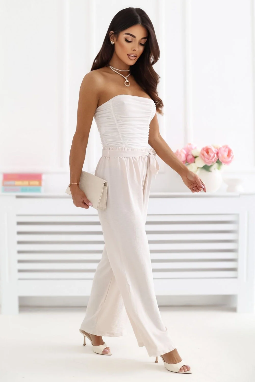 Pantalon femme beige – Image 2