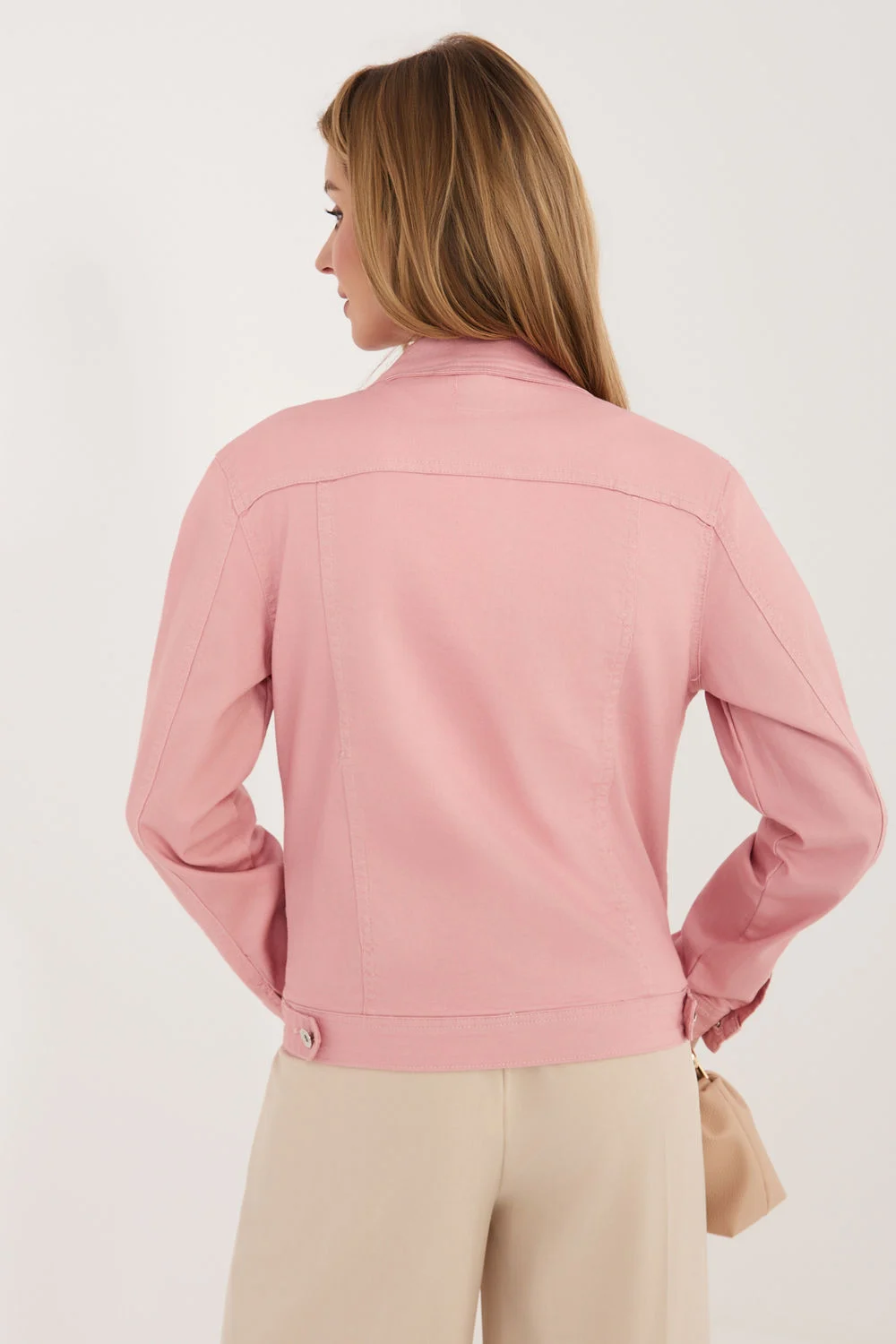 Veste en jean rose – Image 3