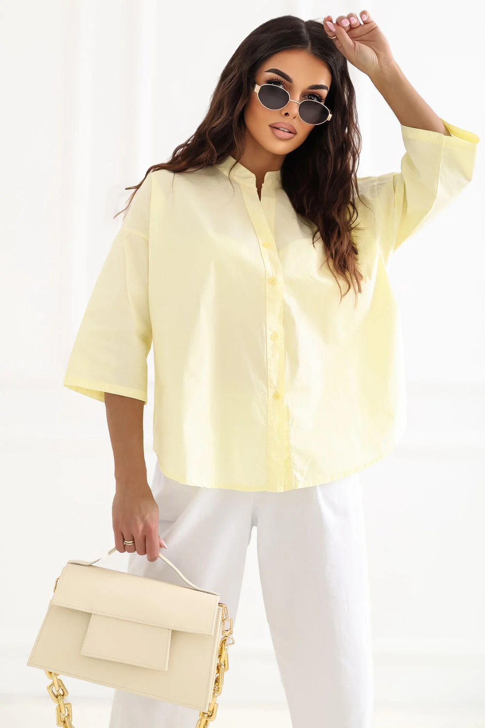 Chemise jaune