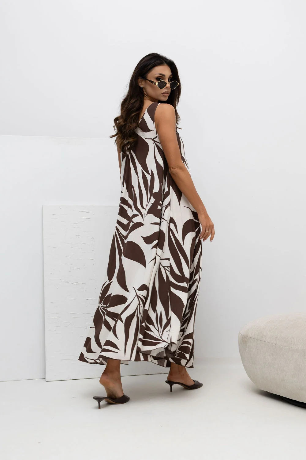 Robe de jour brune – Image 3