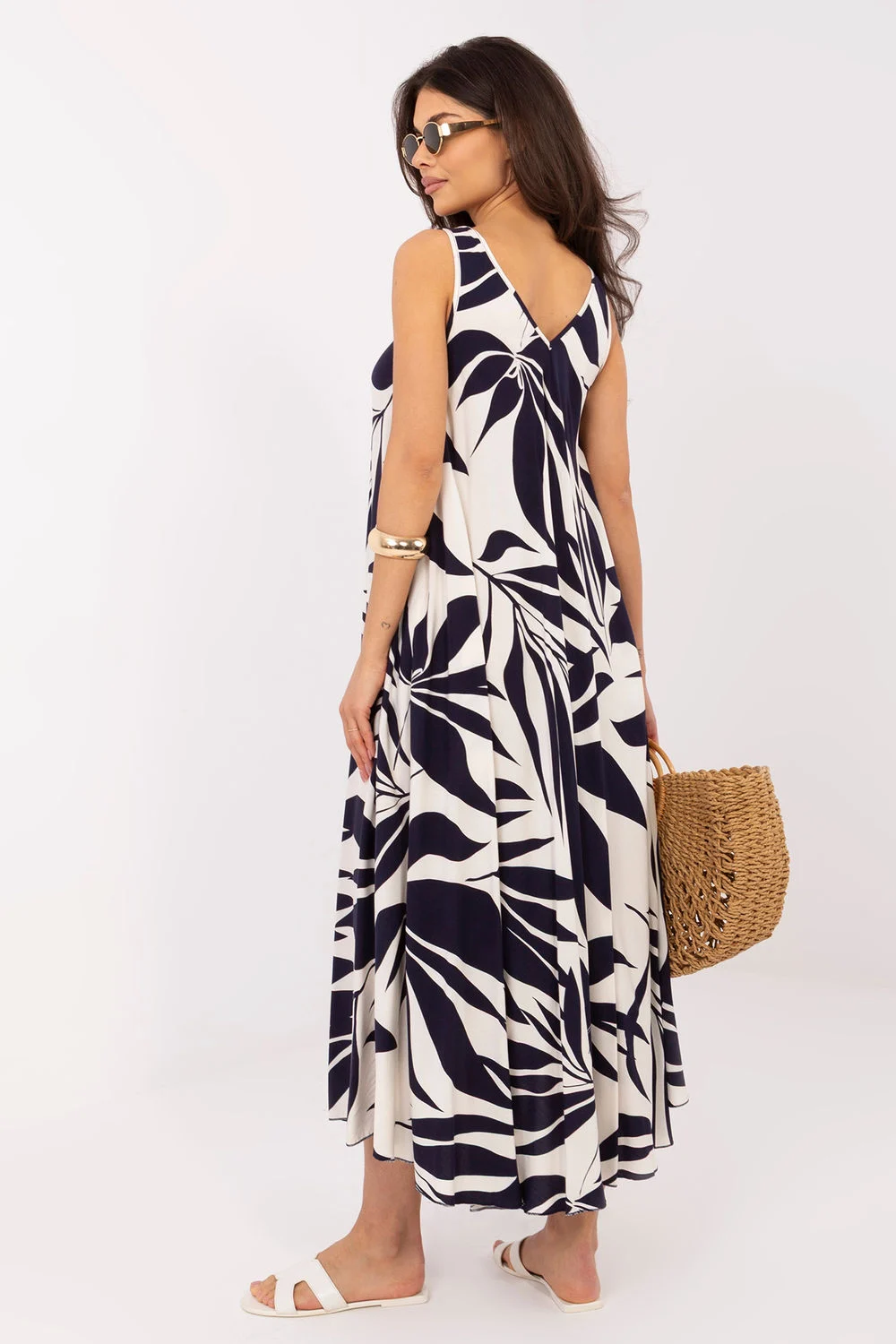 Robe de jour bleue marine – Image 3
