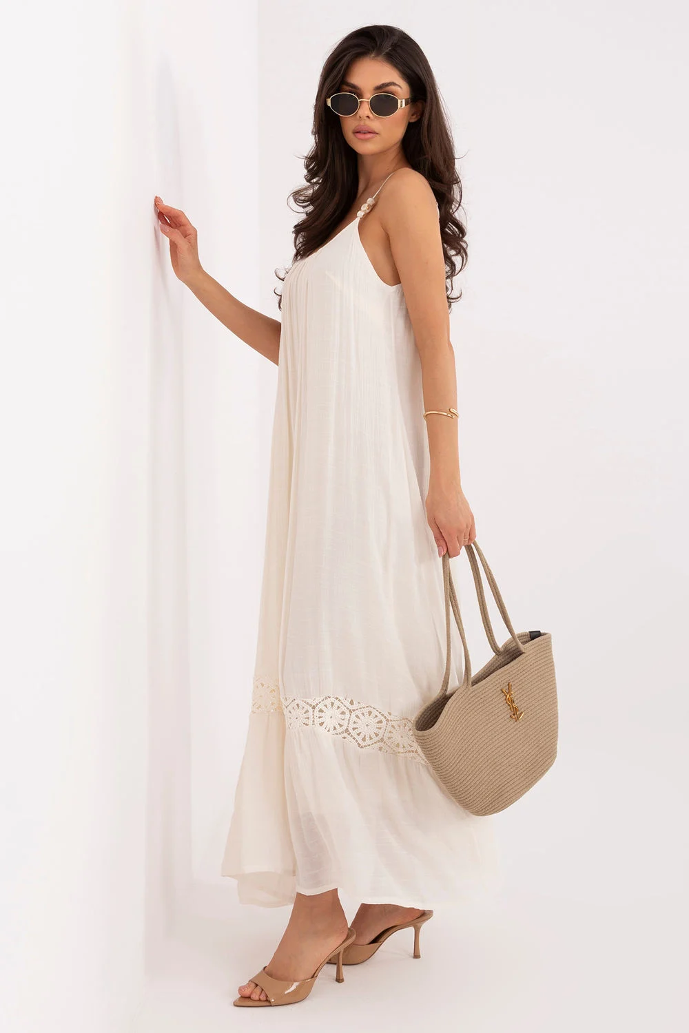 Robe de jour beige – Image 3