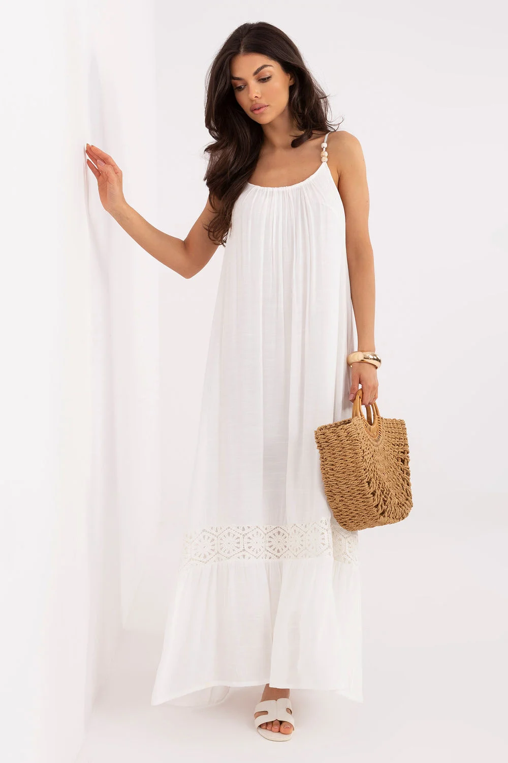 Robe de jour beige
