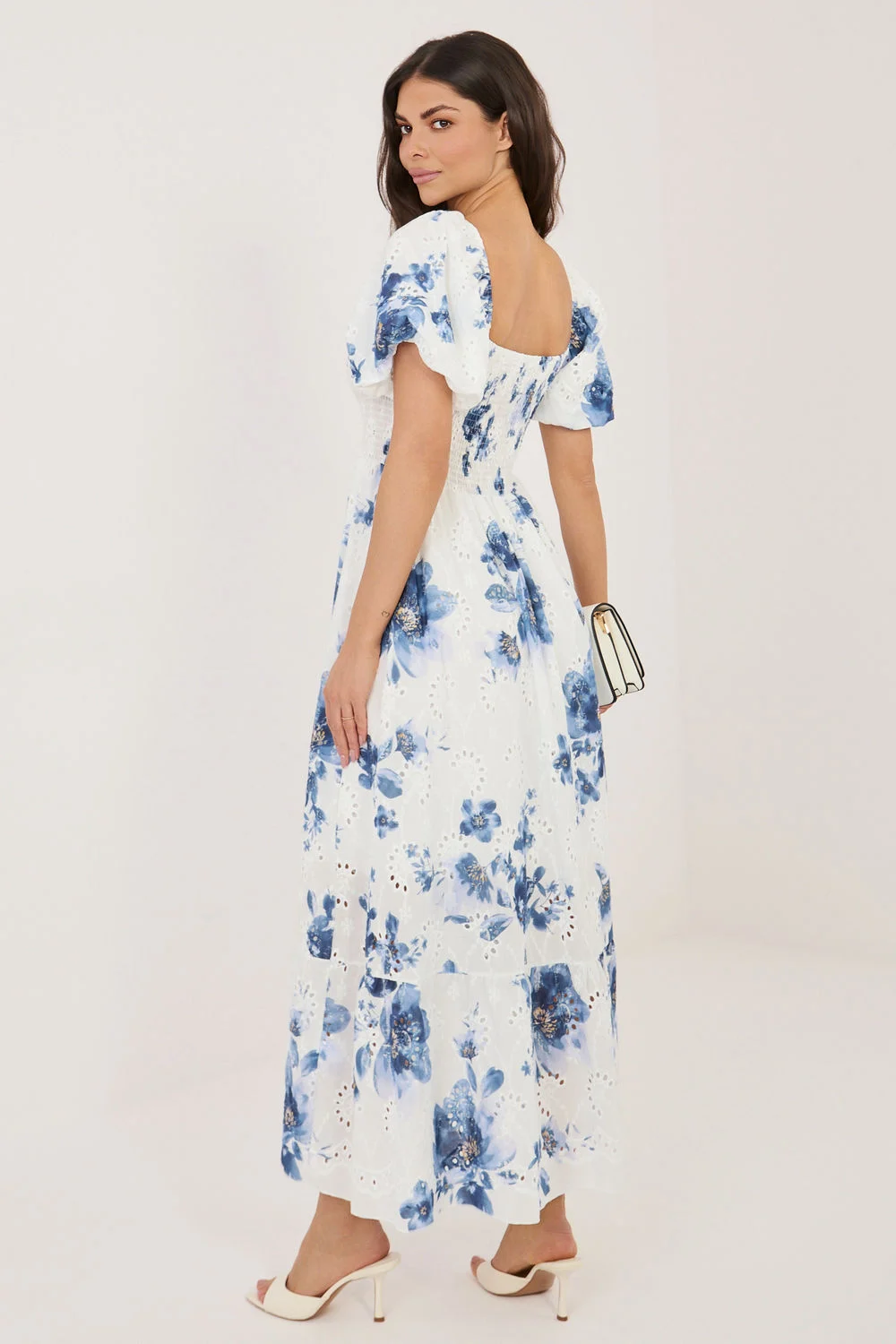 Robe de jour bleue marine – Image 3