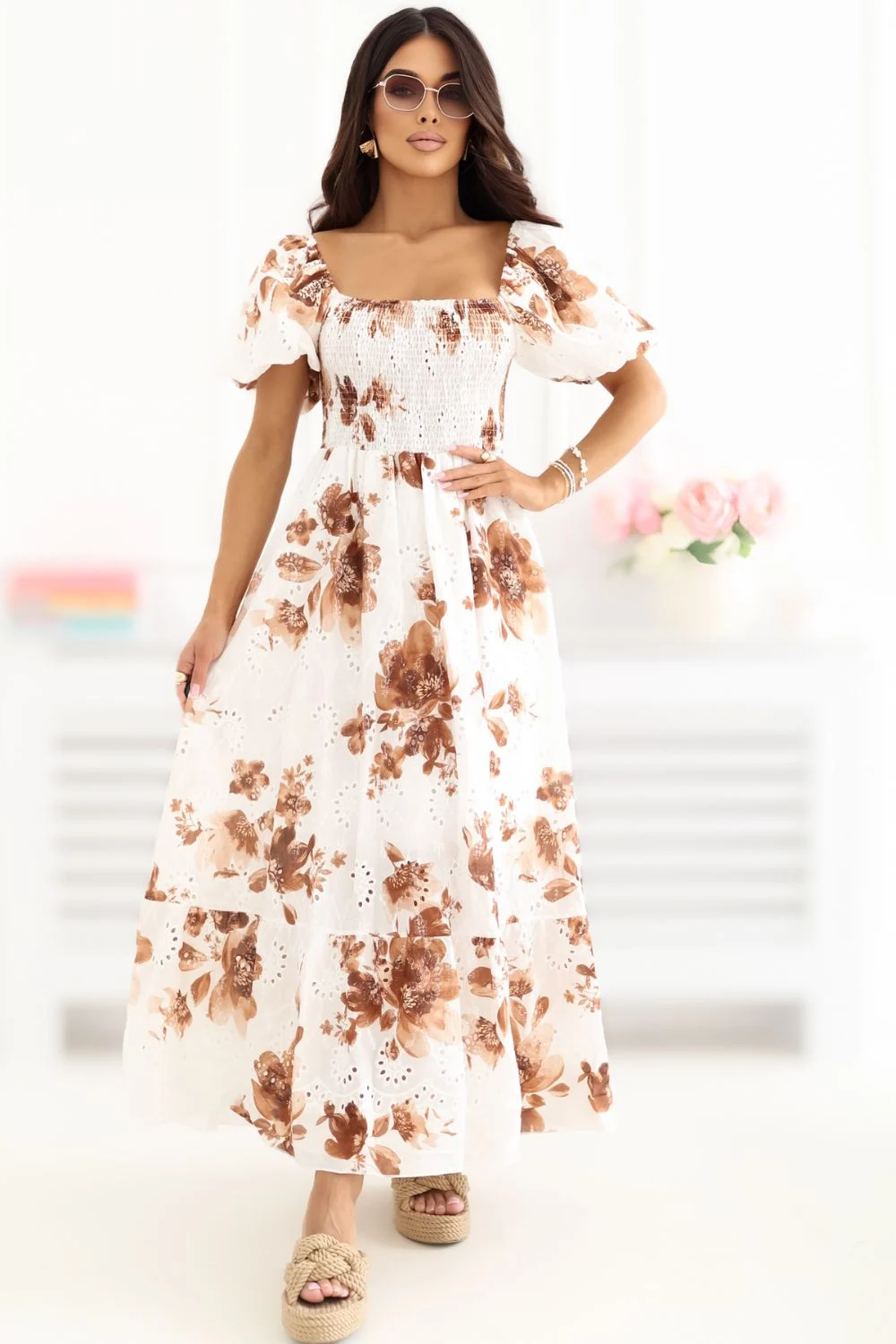 Robe de jour brune – Image 4