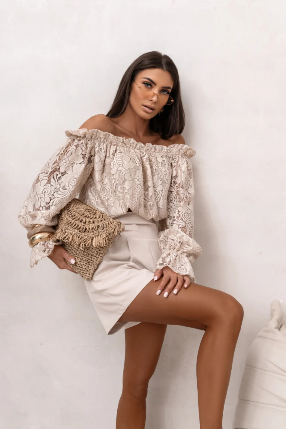 Chemisier beige – Image 3