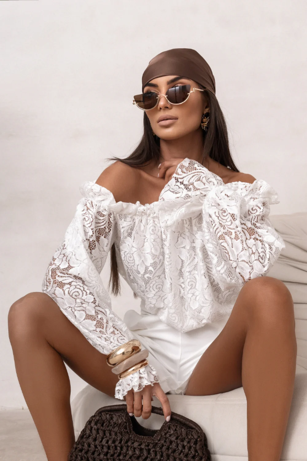 Chemisier beige – Image 2