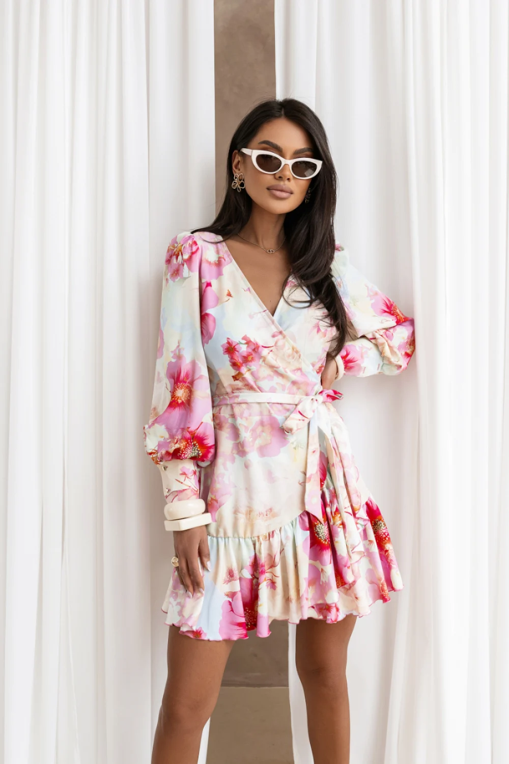 Robe de jour multicouleur