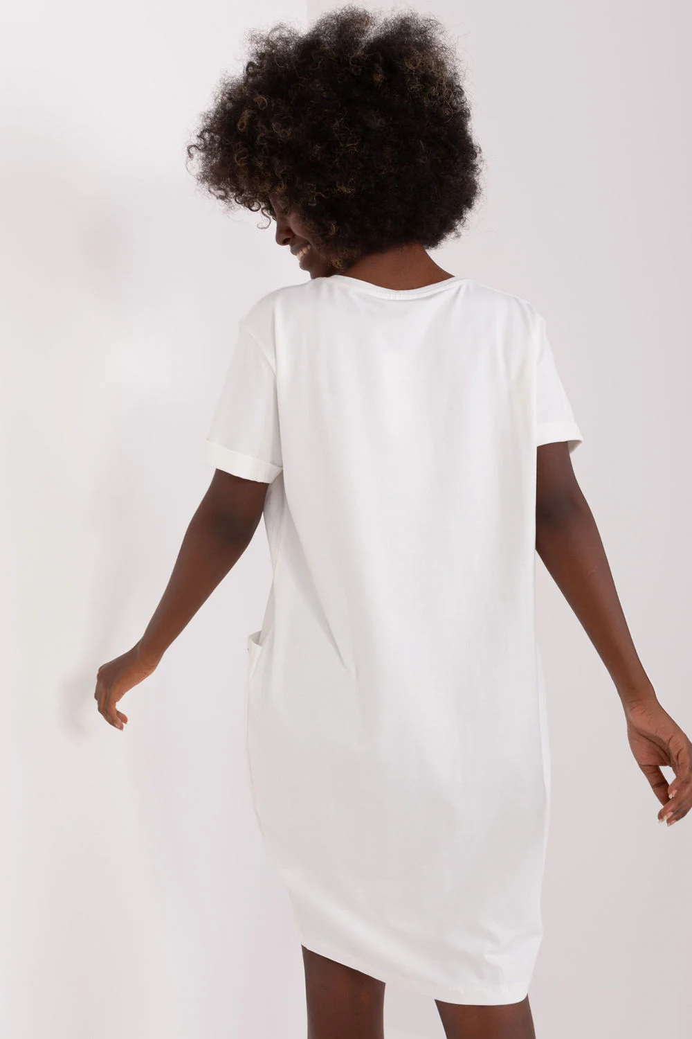 Robe de jour beige – Image 3