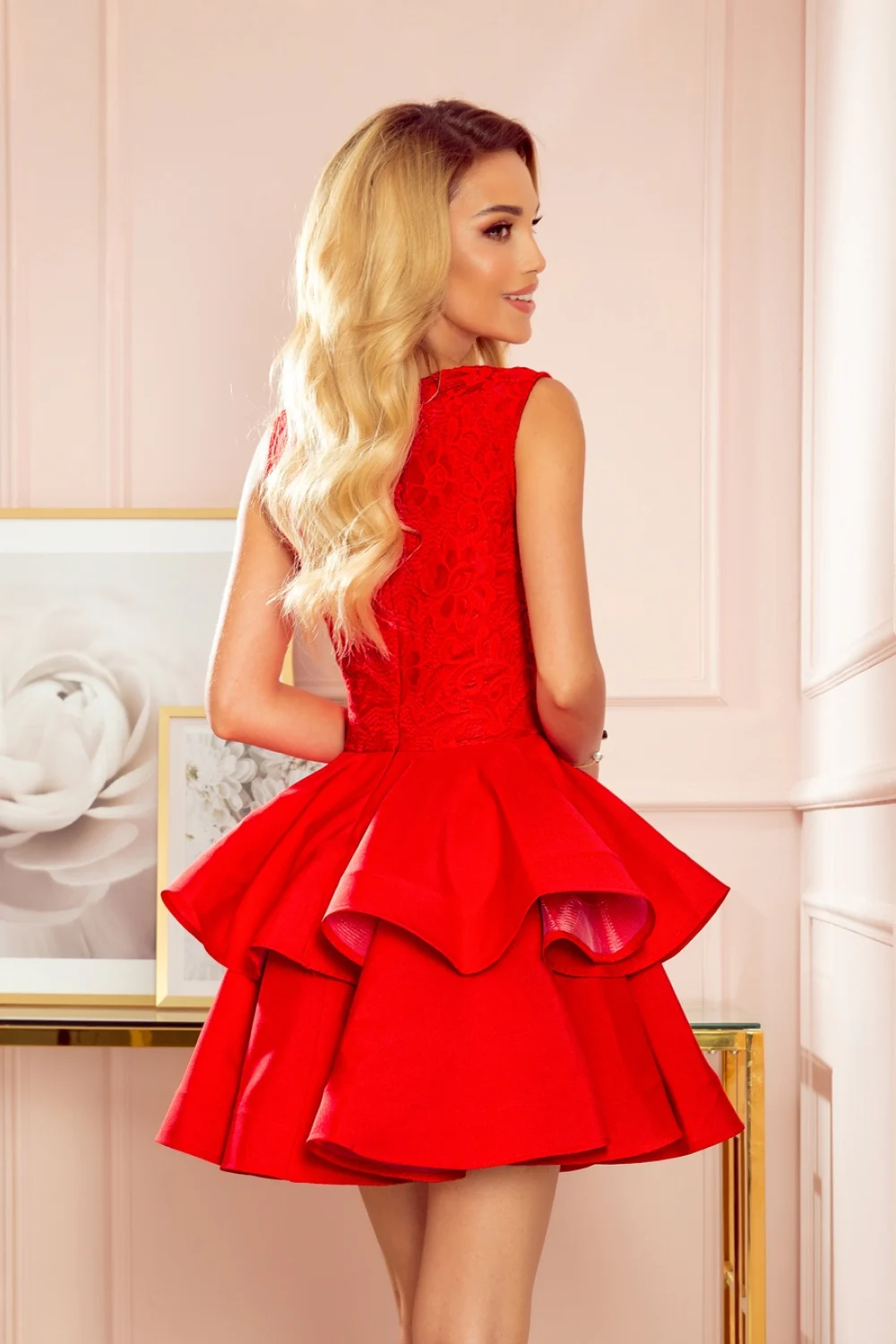 Robe de soirée rouge – Image 3